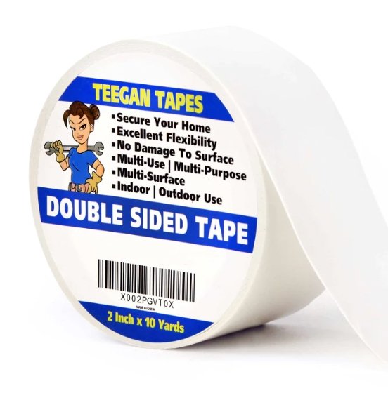 Double Sided White PE Foam Tape, Outdoor and Indoor Use, 1-inch x 27 F –  Gaffer Power