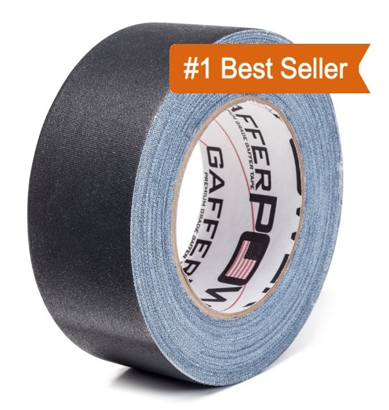 Real Premium Grade Gaffer Tape by Gaffer Power Made in The USA Tan 2 inch x 30 Y