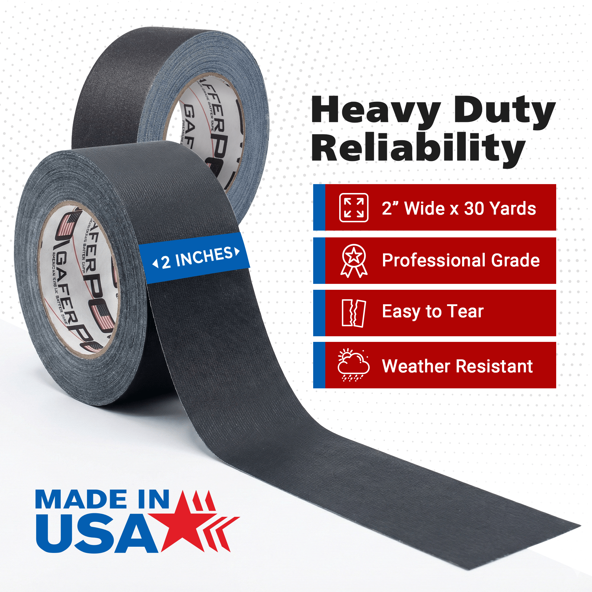 Gaffer Tape — Black 2