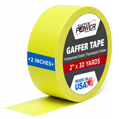 Gaffer Tape — Fluoro Yellow 2" x 30yd