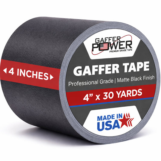 Gaffer Tape 4 Inch x 30 Yards Black