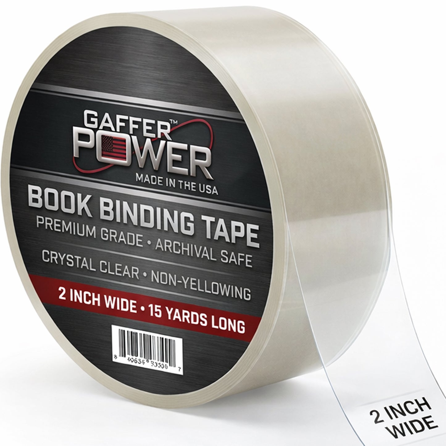 Clear Book Binding Repair Tape - 2" X 15 Yards
