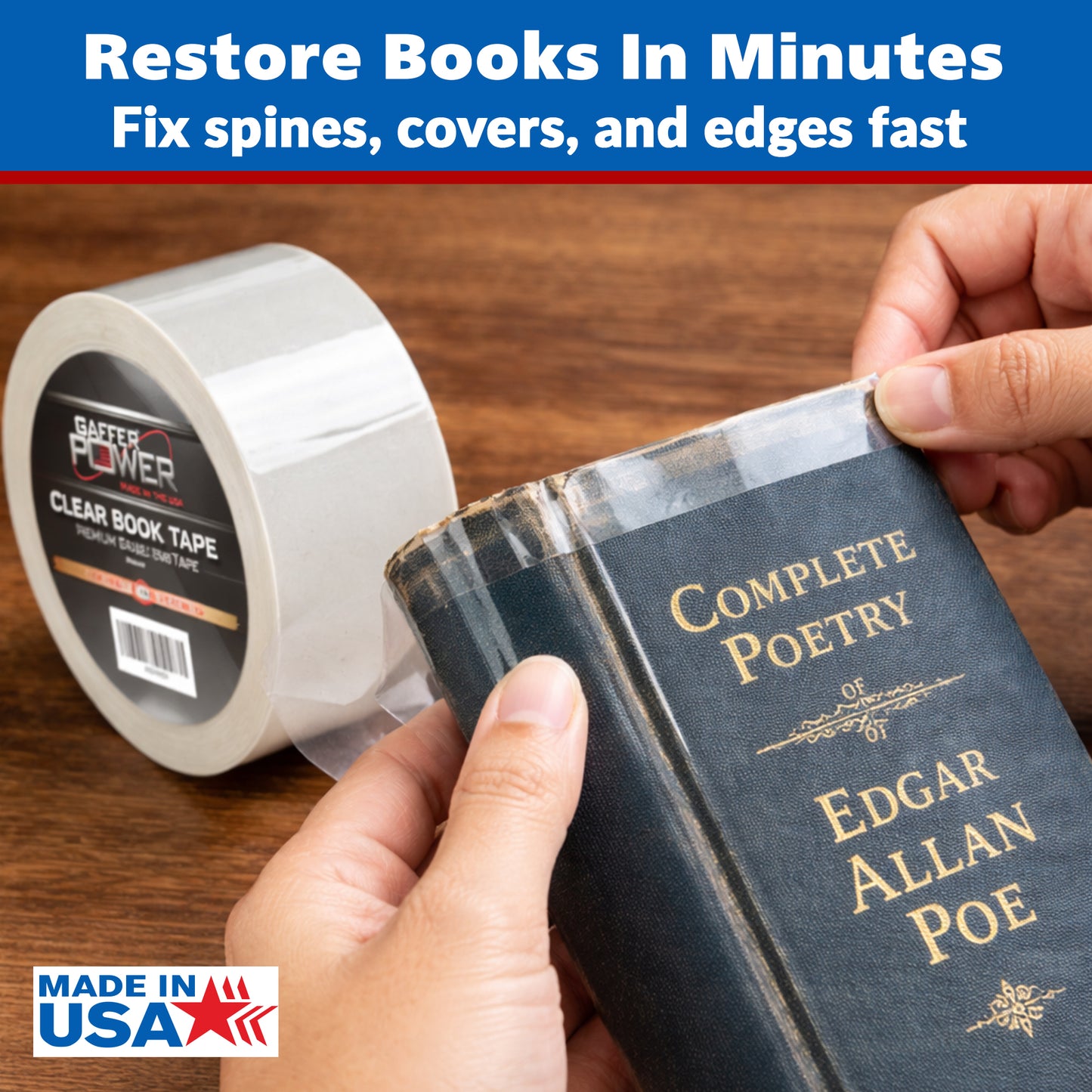 Clear Book Binding Repair Tape - 2" X 15 Yards