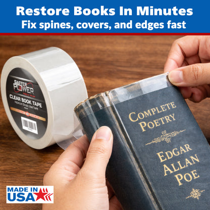 Clear Book Binding Repair Tape - 2" X 15 Yards