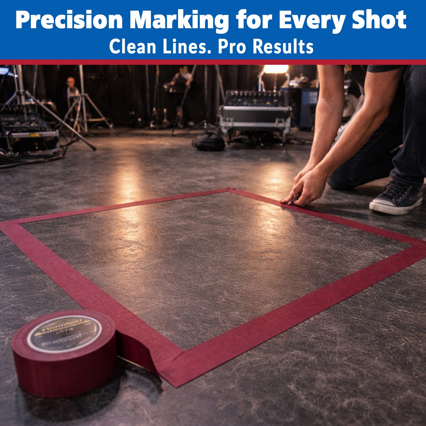 Gaffer Tape — Burgundy 2" x 30yd