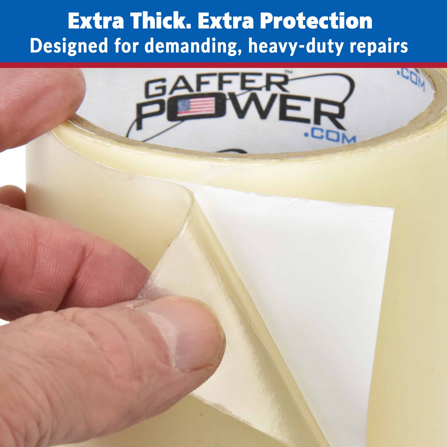 Patch & Shield Power Tape Clear - All Weather Patch Tape - 4" X 5 ft