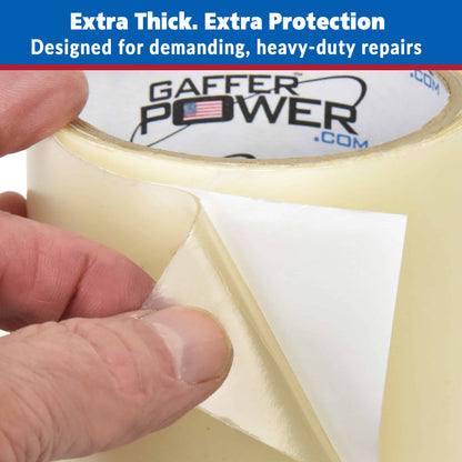 Patch & Shield Power Tape Clear - All Weather Patch Tape - 4" X 5 ft