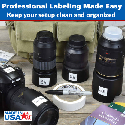 Console Labeling Tape, 1 Inch x 20 Yards