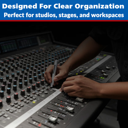 Console Labeling Tape, 1 Inch x 20 Yards