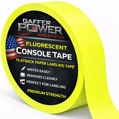 Console Labeling Tape, 1 Inch x 20 Yards