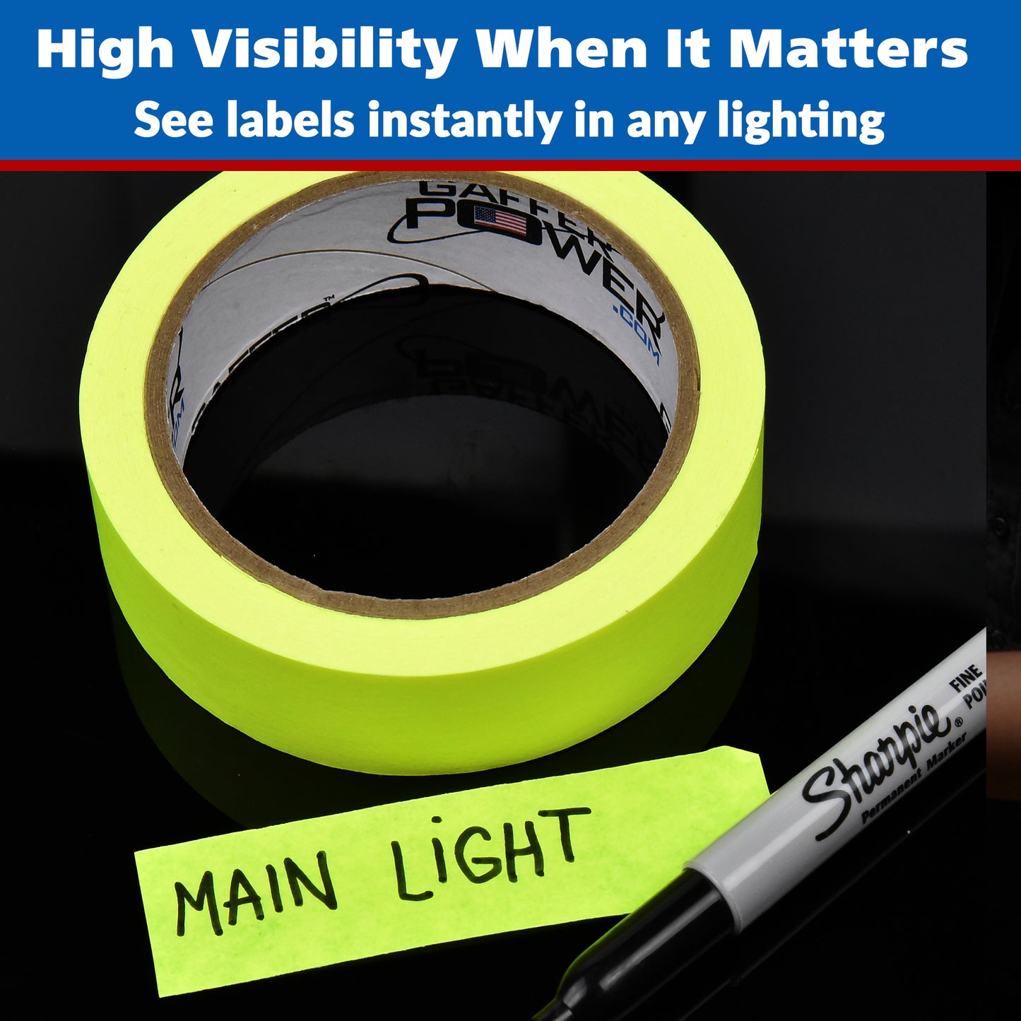 Console Labeling Tape, 1 Inch x 20 Yards