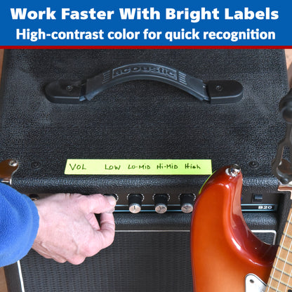 Console Labeling Tape, 1 Inch x 20 Yards