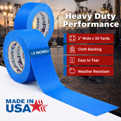 Gaffer Tape — Electric Blue 2" x 30yd