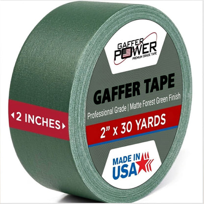 Gaffer Tape — Forest Green 2" x 30yd