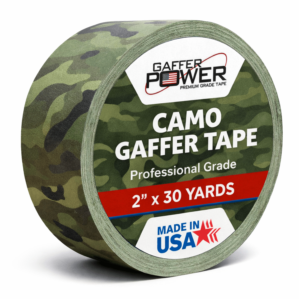 Gaffer Tape 2 In x 25 Yds  Muted Army Green Camouflage