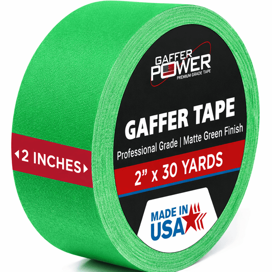 Gaffer Tape, 2 In x 30 Yds - Chroma Green