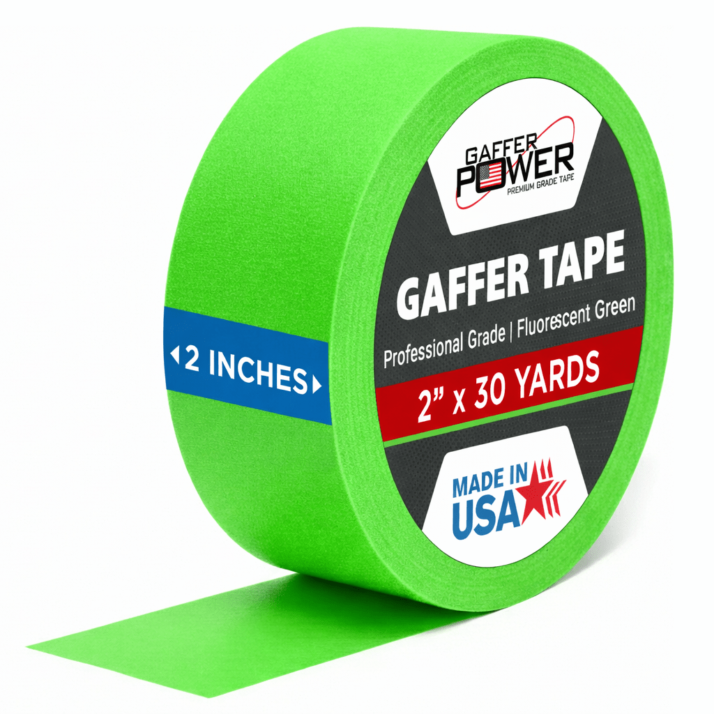 Gaffer Tape — Fluoro Green 2" x 30yd