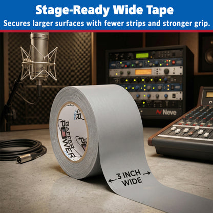 Gaffer Tape — Grey 3" x 30yd
