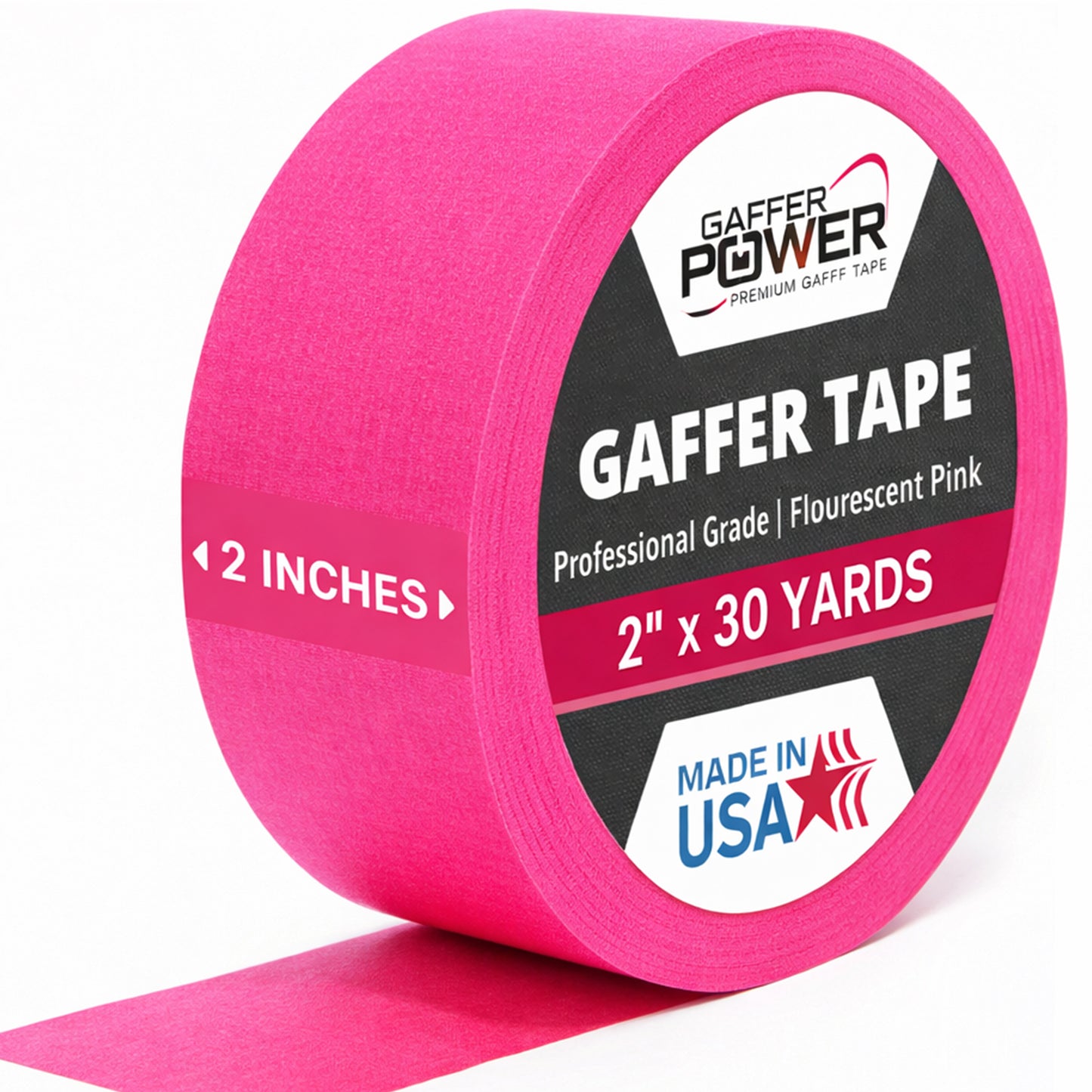 Gaffer Tape — Fluoro Pink 2" x 30yd