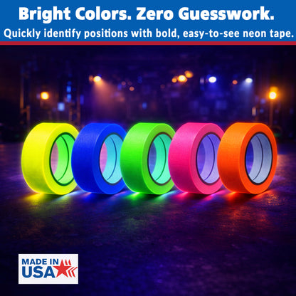 Gaffer Tape — Fluoro 5-Pack, 1" x 20yd