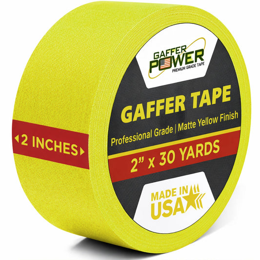Gaffer Tape — Yellow 2" x 30yd