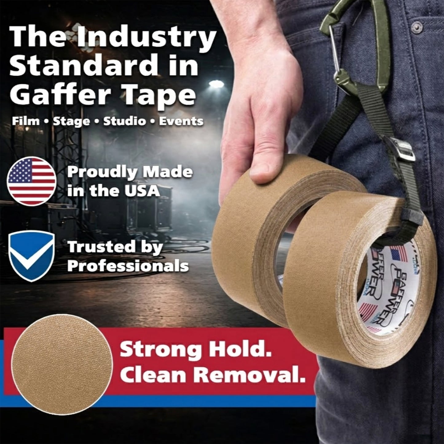 Gaffer Tape — Tan 2" x 30yd