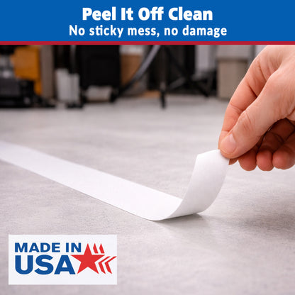 Gaffer Tape, 1 Inch x 55 Yards - White