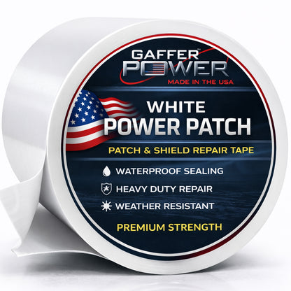 Patch & Shield Power Sealing Tape 4 inch x 5 feet, White