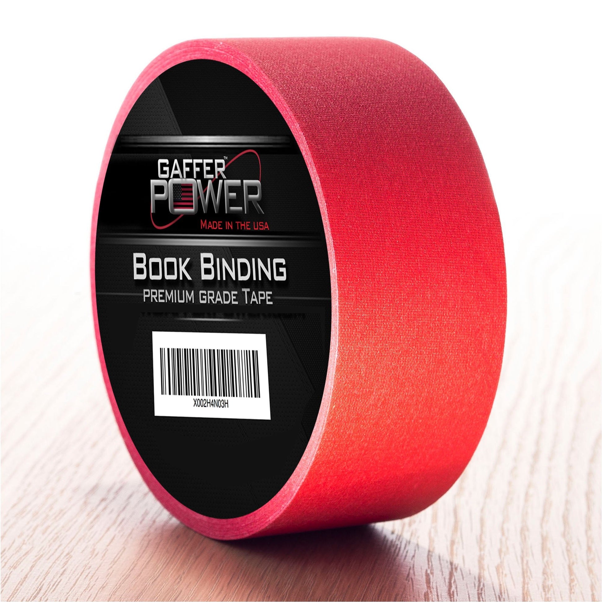 Gaffer Power Bookbinding Tape, White Cloth Book Repair Tape Safe Cloth Library Book Hinging Repair Tape, Made in The USA, Acid Free and Archival Safe